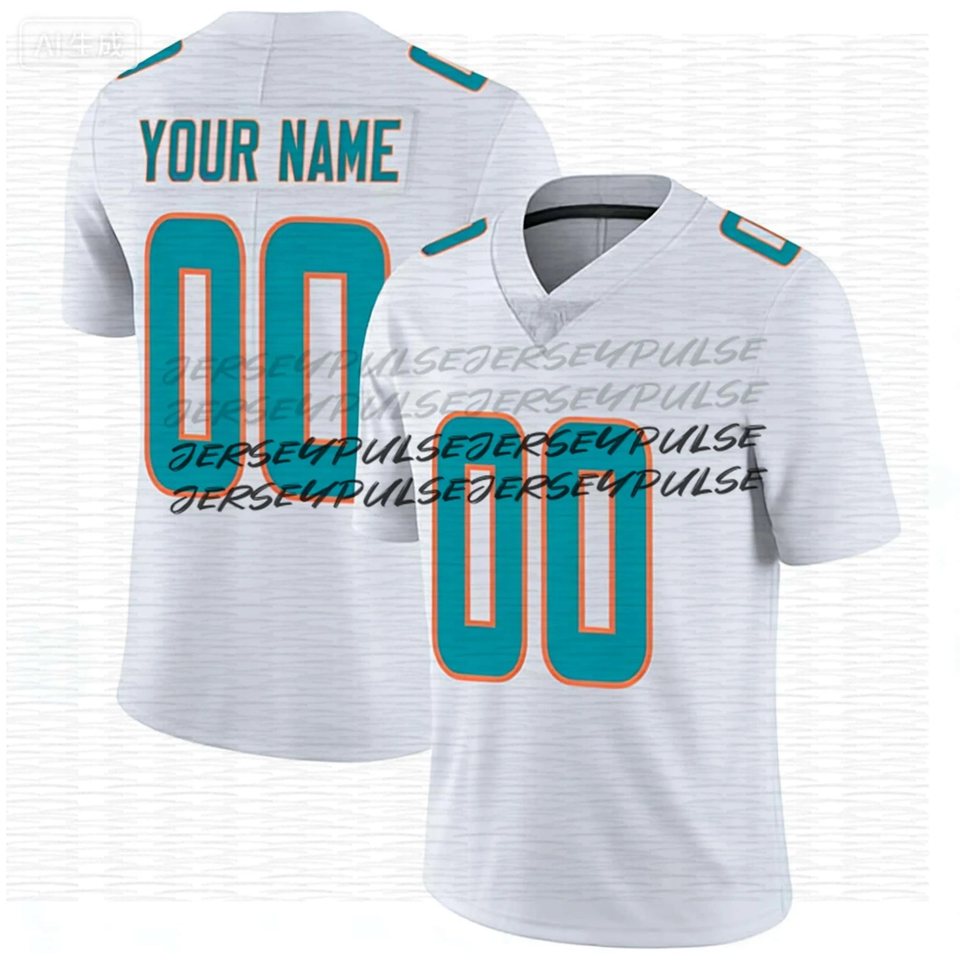 17 Jaylen Waddle Custom 2025 Rivalries Jersey 1 Tua Tagovailoa De'Von Achane Tyr - SitterJersey.com