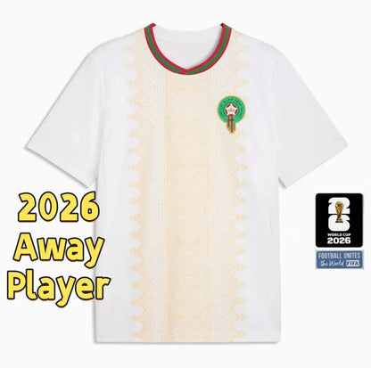 25 26 Morocco Soccer T Shirt NO10 Brahim HAKIMI ZIYECH Player Youth Sport Footba - SitterJersey.com