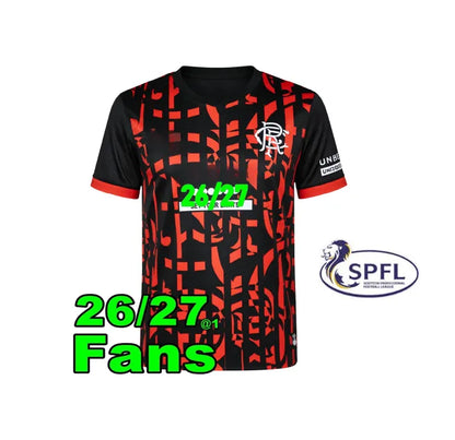 2026 Glasgow RangersS fc 26 27 home soccer jersey home Ranger COLAK ROOFE LUNDST - SitterJersey.com