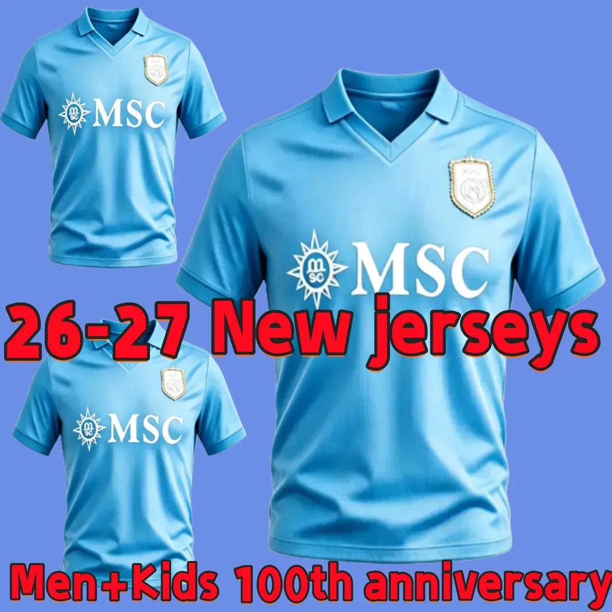 25 26 27 Napoli soccer jersey OSIMHEN KVARATSKHELIA POLITANO 2026 home away kit  - SitterJersey.com
