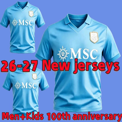 25 26 27 Napoli soccer jersey OSIMHEN KVARATSKHELIA POLITANO 2026 home away kit  - SitterJersey.com