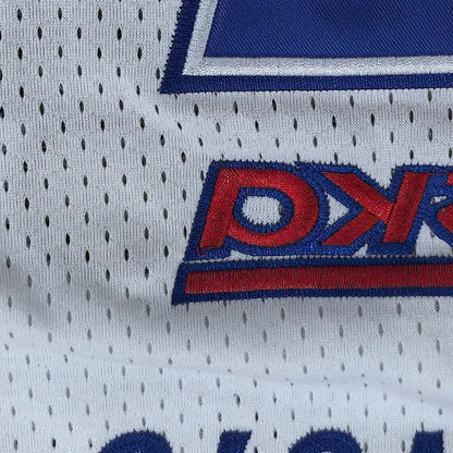 Men's Breathable #7 V-Neck Embroidered Basketball Jersey , Stretchy Polyester Ta - SitterJersey.com