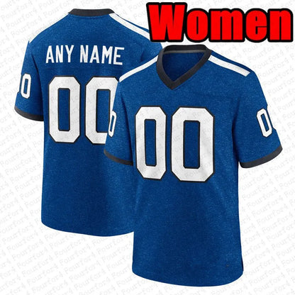 Tyler Warren Daniel Jones Football Jersey Jonathan Taylor Ahmad Sauce Gardner Ri - SitterJersey.com