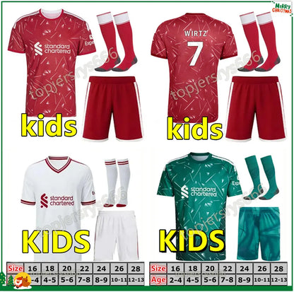 2026 ISAK EKITIKE WIRTZ DIOGO J. KERKEZ FRIMPONG M.SALAH liverpool 26 27 FC Foot - SitterJersey.com