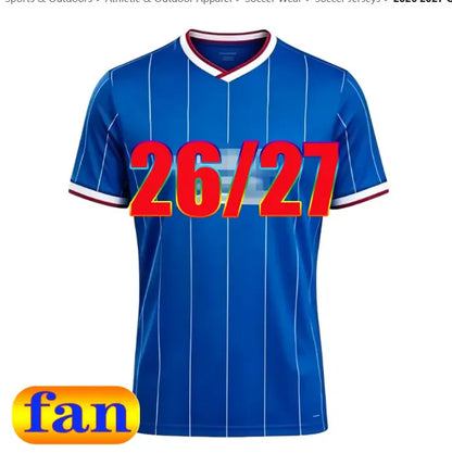 2026 2027 Glasgow RangersSoccer Jerseys Retro home shirt away Glasgow COLAK ROOF - SitterJersey.com