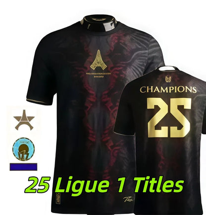 Psges jersey 26 27 maillot psges O.DEMBELE KVARATSKHELIA EMERY RAMOS HAKIMI N.ME - SitterJersey.com