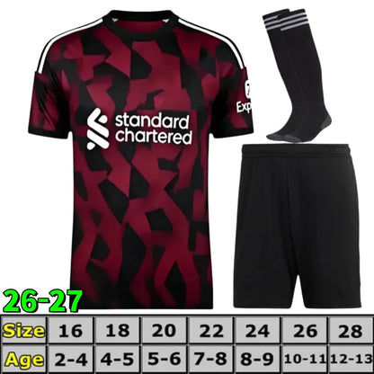 liverpooll 25 26 27The Reds Mohamed ISAK WIRTZ MAC ALLISTER Home Away men Soccer - SitterJersey.com