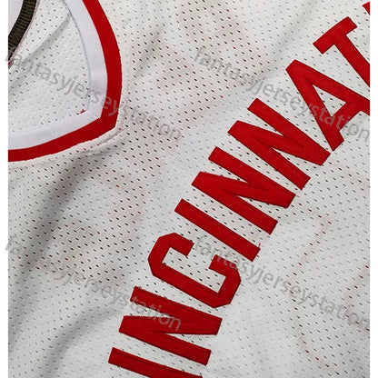 Men's #5 Embroidered Baseball Bench Jersey - V-Neck, Short Sleeve, Polyester Spo - SitterJersey.com