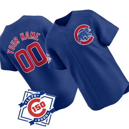 USA 250 Fourth of July Baseball Jerseys Chicagos Cubs jersey 150th Anniversary 7 - SitterJersey.com