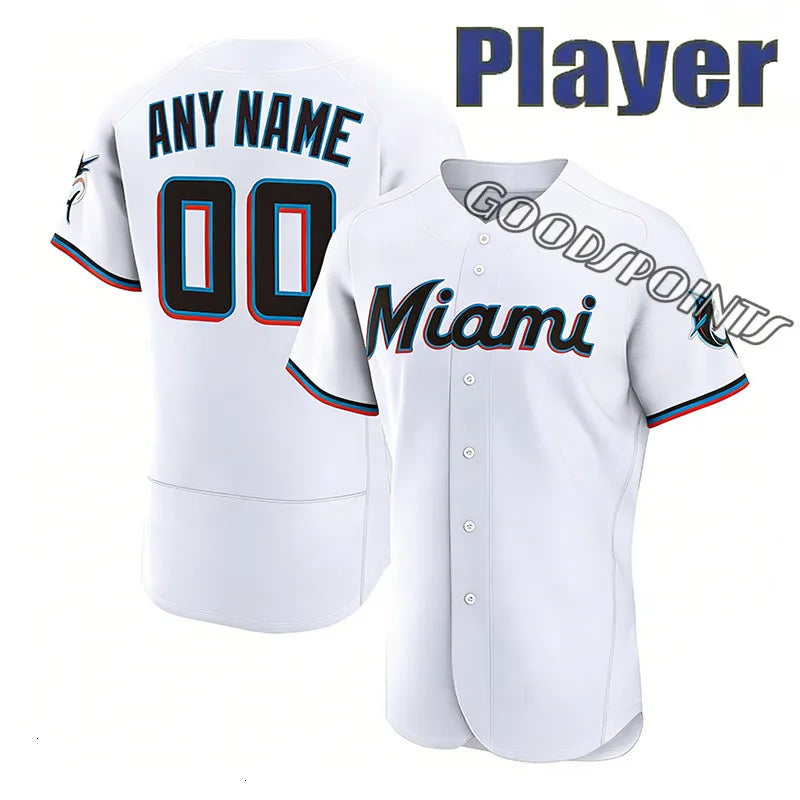 Miamis Marlins Jersey Eury Perez Sandy Alcantara Agustin Ramirez Fairbanks jerse - SitterJersey.com