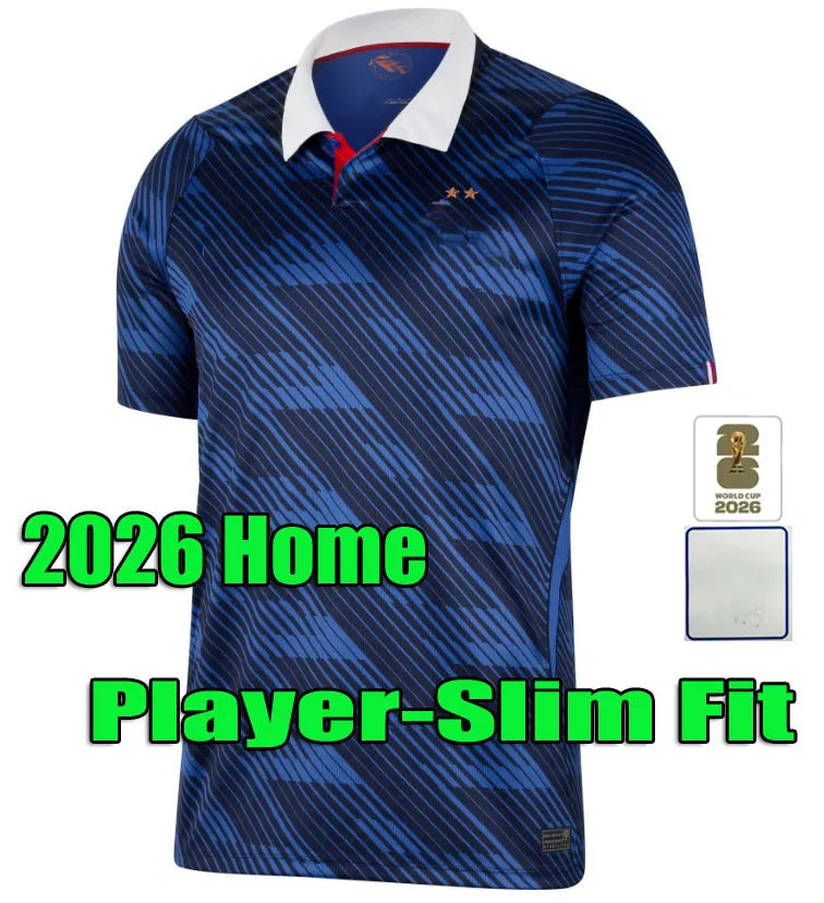 2026 maillot French Soccer Jerseys MBAPPE CHERKI OLISE DOUE Saliba kit Dembele 2 - SitterJersey.com