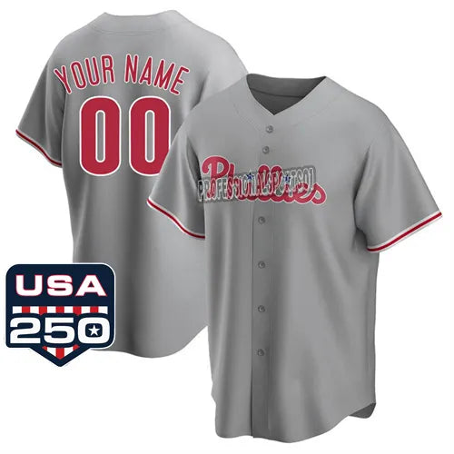 USA 250 Fourth of July philadelphie phillie jersey 3 Bryce Harper 10 Realmutos 7 - SitterJersey.com