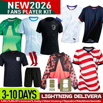 2026 World C u p USA Soccer Jersey 1:1 Replica Outdoor Sports Football Shirt Pul - SitterJersey.com