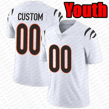 Joe Burrow JaMarr Chase Football Jersey Dexter Lawrence II Joe Flacco Tee Higgin - SitterJersey.com