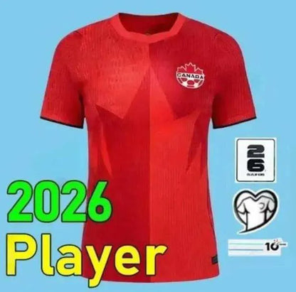 canada soccer jersey 2026 World Cup J.DAVID DAVIES LARIN 26 27 CAVALLINI MILLAR  - SitterJersey.com