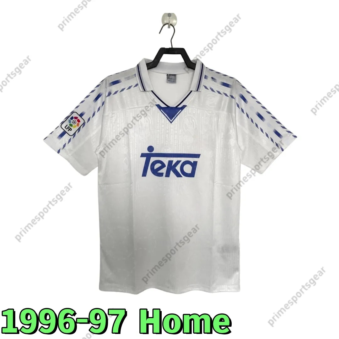 camiseta realmadrid Retro Soccer Jerseys Finals Football Shirt GUTI BENZEMA SEED - SitterJersey.com