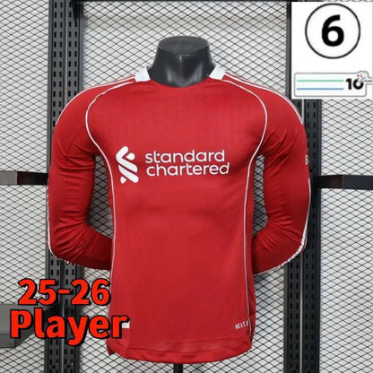 25 26 27 liverpool Wirtz SALAH football shirt Ekitike MAC ISAK ALLISTER Kerkez G - SitterJersey.com