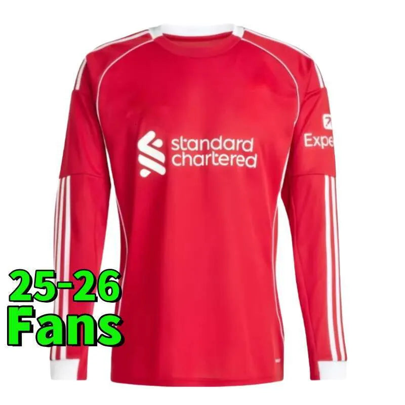 25 26 27 liverpool Wirtz SALAH football shirt Ekitike MAC ISAK ALLISTER Kerkez G - SitterJersey.com
