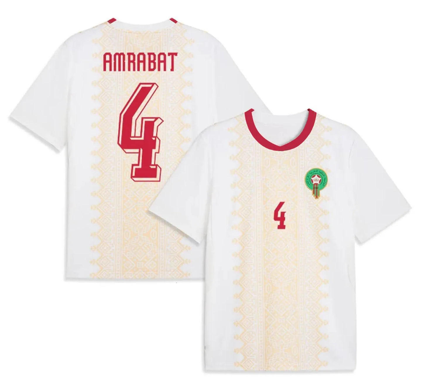 Morocco Away Jersey Achraf Hakimi NO 2 Shirt World Cup 2026 Moroccans National T - SitterJersey.com