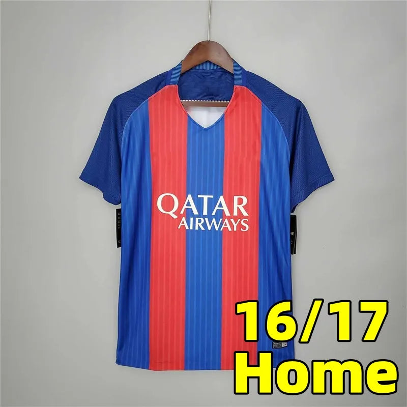 Original Messi Barcelona Jersey Barcelona Vintage Football Jersey 2002 2018 Messi Ronaldinho Rivaldo Iniesta Retro Kit - SitterJersey.com