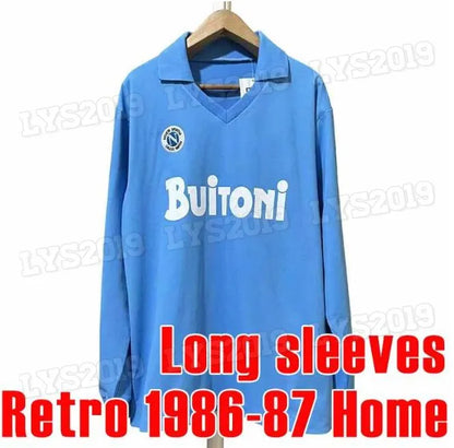 1987 1988 Retro Soccer Jerseys 87 88 Coppa Italia SSC Naples Maradona 10 Vintage - SitterJersey.com