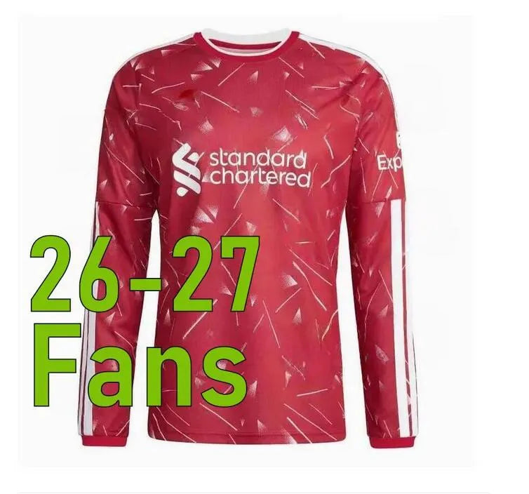 LFC 25 26 27 Liveropool Jersey ISAK WIRTZ EKITIKE M.SALAH VIRGIL Liveropool socc - SitterJersey.com