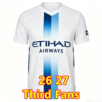 26 27 ManchesterS City Soccer Jerseys 2026 2027 Man City Fans Player Men Kids Ki - SitterJersey.com