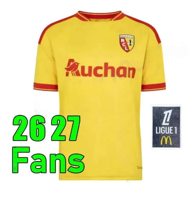 25 26 27 Home Away Maillot RC Lens Soccer Jerseys THIRD Saint-Barbe Special KAKU - SitterJersey.com