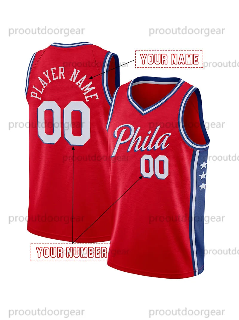 0 Maxey 2025 Basketball Jersey Iverson Embiid McCain George Harden Lowry Drummon - SitterJersey.com