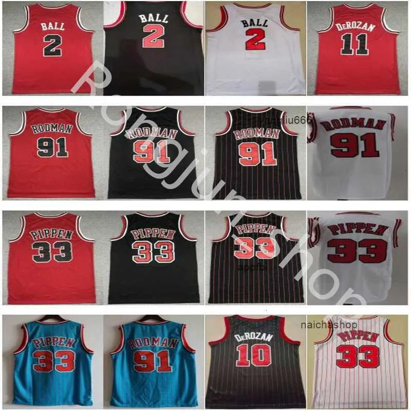 Men's Red Basketball Jerseys Chicagoes 23 Black Hip Hop Fashion Embroidered Stit - SitterJersey.com