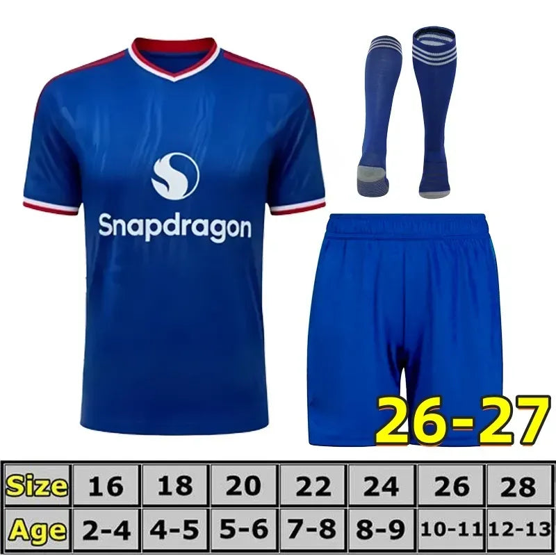 Stone Roses 26 27 MAN CUNHA Soccer Jersey AMAD SESKO MAINOO YORO unted football  - SitterJersey.com