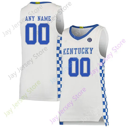 Kentucky Wildcat Basketball Jersey College 1 Denzel Aberdeen 00 Otega Oweh 5 Col - SitterJersey.com