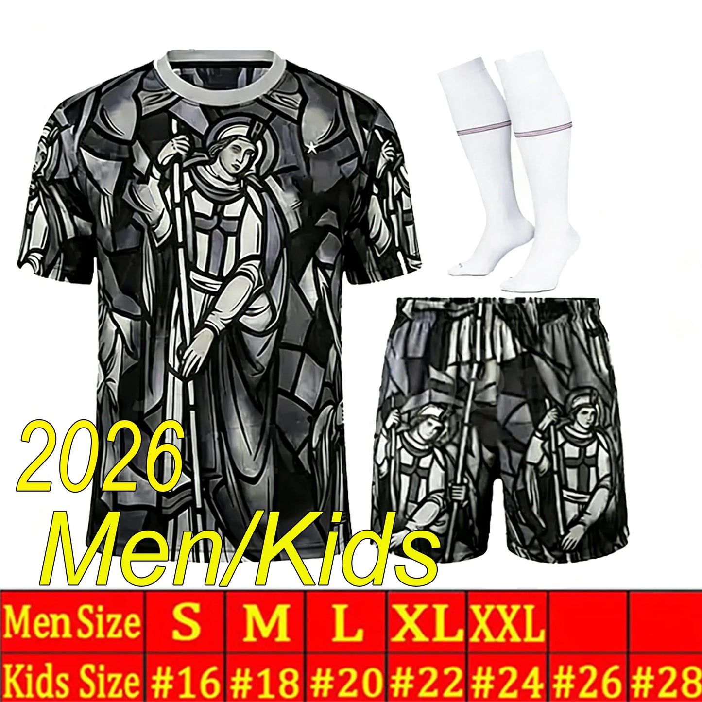 England Football Kit 2026 England World Cup 2026 Football Shirt Soccer Jerseys KANE BELLINGHAM EZE SAKA PALMER RICE FODEN Kids Mens Women 26 27 Kit - SitterJersey.com