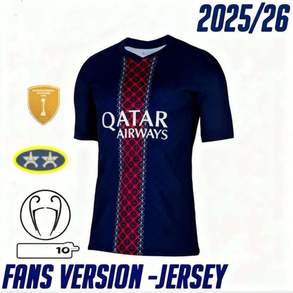 Psges Jersey 25 26 27 Ousmane Dembele Kvaratskhelia Maillot De Football Shirt To - SitterJersey.com