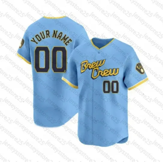 2026 Brewers Baseball Jersey Christian Yelich Jackson Chourio Jacob Misiorowski  - SitterJersey.com