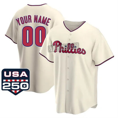 USA 250 Fourth of July philadelphie phillie jersey 3 Bryce Harper 10 Realmutos 7 - SitterJersey.com