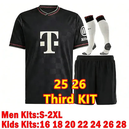 26 27 BayernS KANE MUSIALA OLISE soccer jerseys PAULOUIC LUIS DIAZ DAVIES MULLER - SitterJersey.com