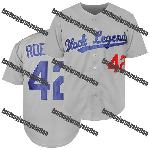 #17 Blue Men's Shohei Relaxed Ohtani 42 Robinson Fit Embroidered V-Neck Button U - SitterJersey.com