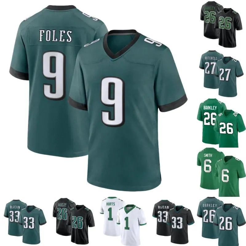 #7 Comfy V-Neck Football Jerseys Men Mesh Embroidery for Training and Competitio - SitterJersey.com