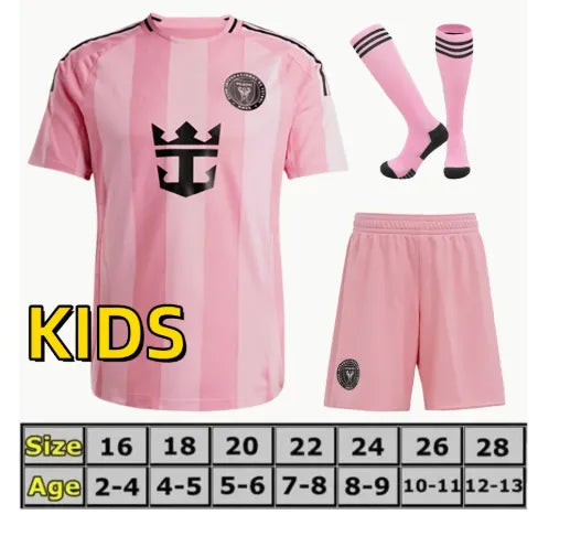 Inters Miami Soccer Jerseys 2025 2027 Mens Kids Football Kits with Messi Suarez  - SitterJersey.com
