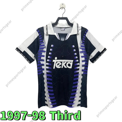 camiseta realmadrid Retro Soccer Jerseys Finals Football Shirt GUTI BENZEMA SEED - SitterJersey.com