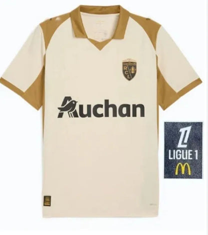 25 26 27 Home Away Maillot RC Lens Soccer Jerseys THIRD Saint-Barbe Special KAKU - SitterJersey.com