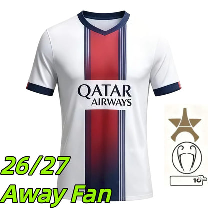 Psges jersey 26 27 maillot psges O.DEMBELE KVARATSKHELIA EMERY RAMOS HAKIMI N.ME - SitterJersey.com