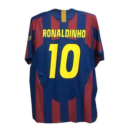 Original Messi Barcelona Jersey Barcelona Vintage Football Jersey 2002 2018 Messi Ronaldinho Rivaldo Iniesta Retro Kit - SitterJersey.com