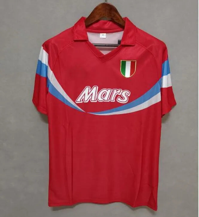 1987 1988 Retro Soccer Jerseys 87 88 Coppa Italia SSC Naples Maradona 10 Vintage - SitterJersey.com