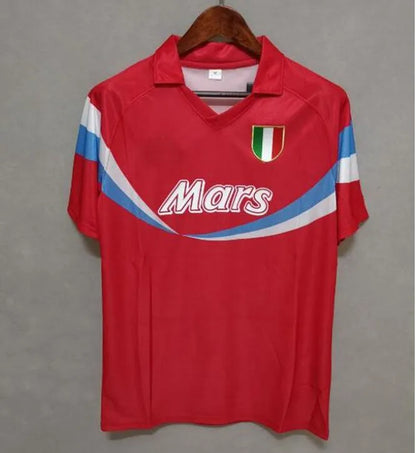 1987 1988 Retro Soccer Jerseys 87 88 Coppa Italia SSC Naples Maradona 10 Vintage - SitterJersey.com