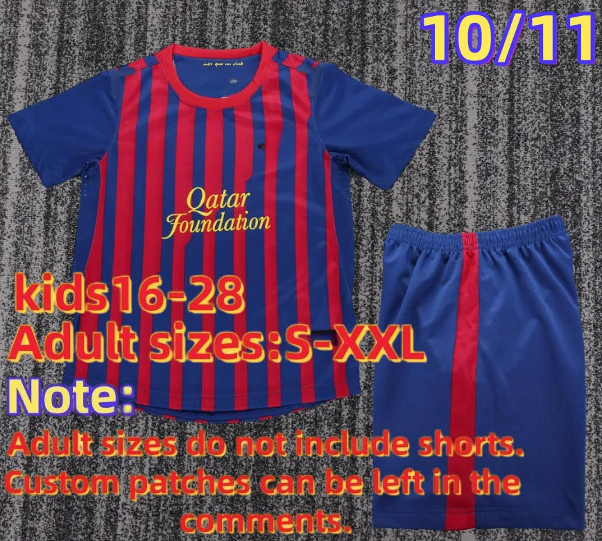 retro Barcelona jersey kids 92 95 98 99 03 04 15 16 17 RONALDINHO RIVALDO maillo - SitterJersey.com