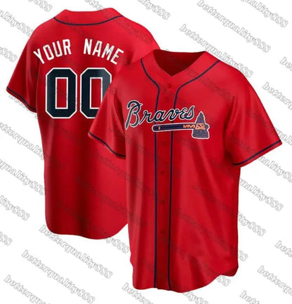 All-Star USA250 250th Ronald Acuna Jr. Braves Baseball Jersey 1 Ozzie Albies Spe - SitterJersey.com