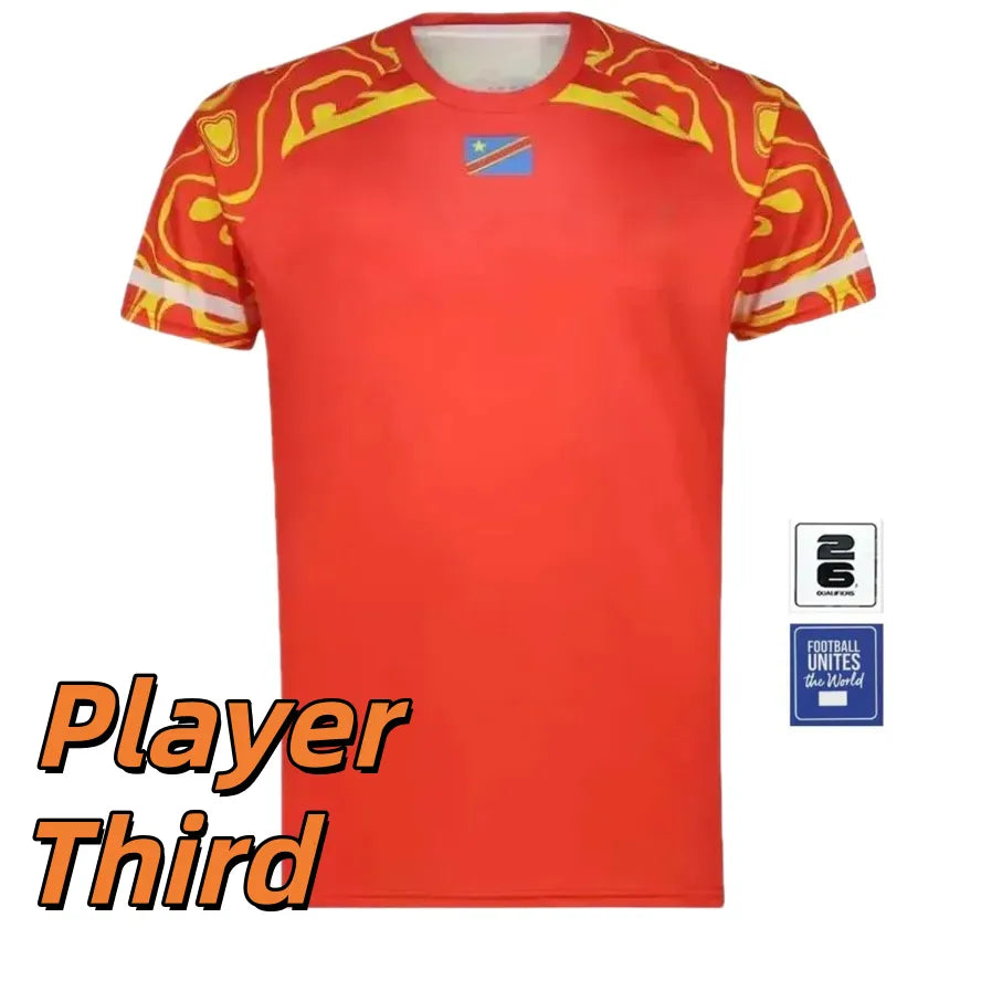 congo jersey 2026 world cup soccer jerseys national team T.BONGONDA F.MAYELE hom - SitterJersey.com