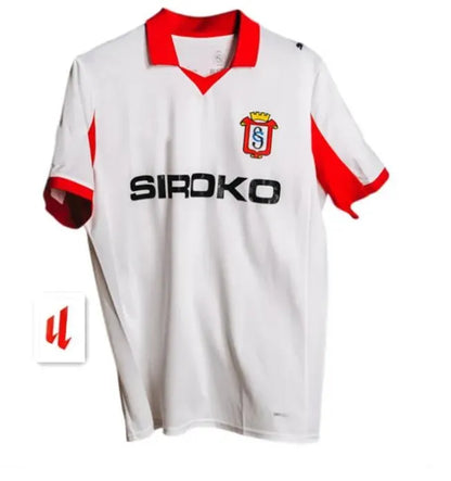 4XL 26 27 Sporting de Gijon Soccer Jerseys 84 86 94 95 96 01 02 08 Retro David V - SitterJersey.com